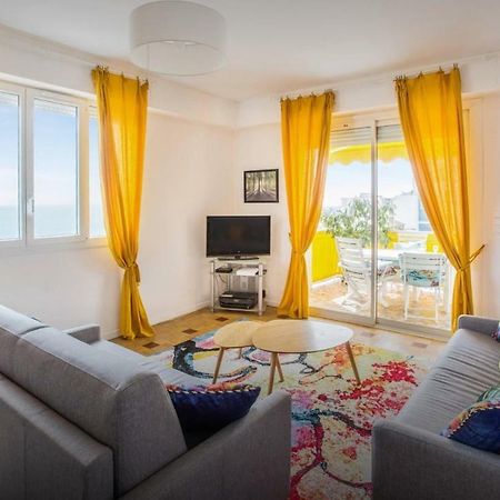 Stunning 2 Bed Flat Nice Front Of The Beach Seaview Appartement Buitenkant foto